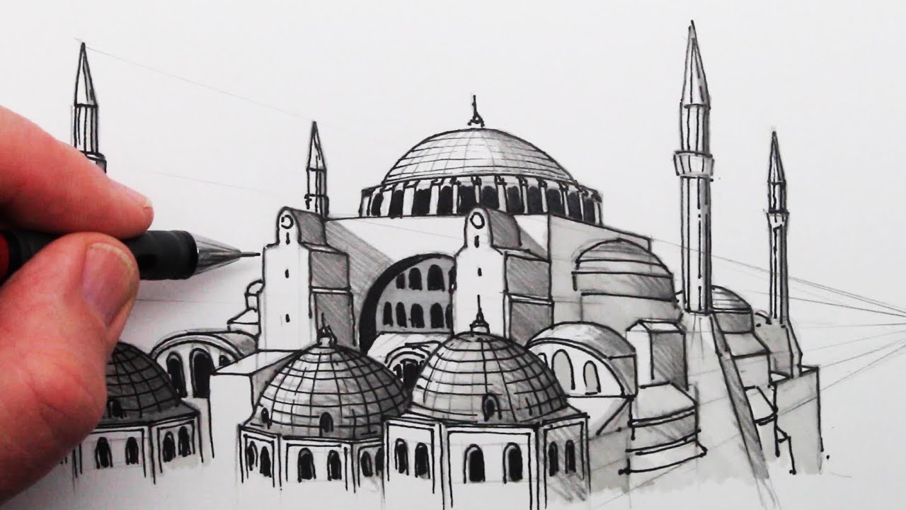 Create a Masterpiece: How to Draw the Hagia Sophia