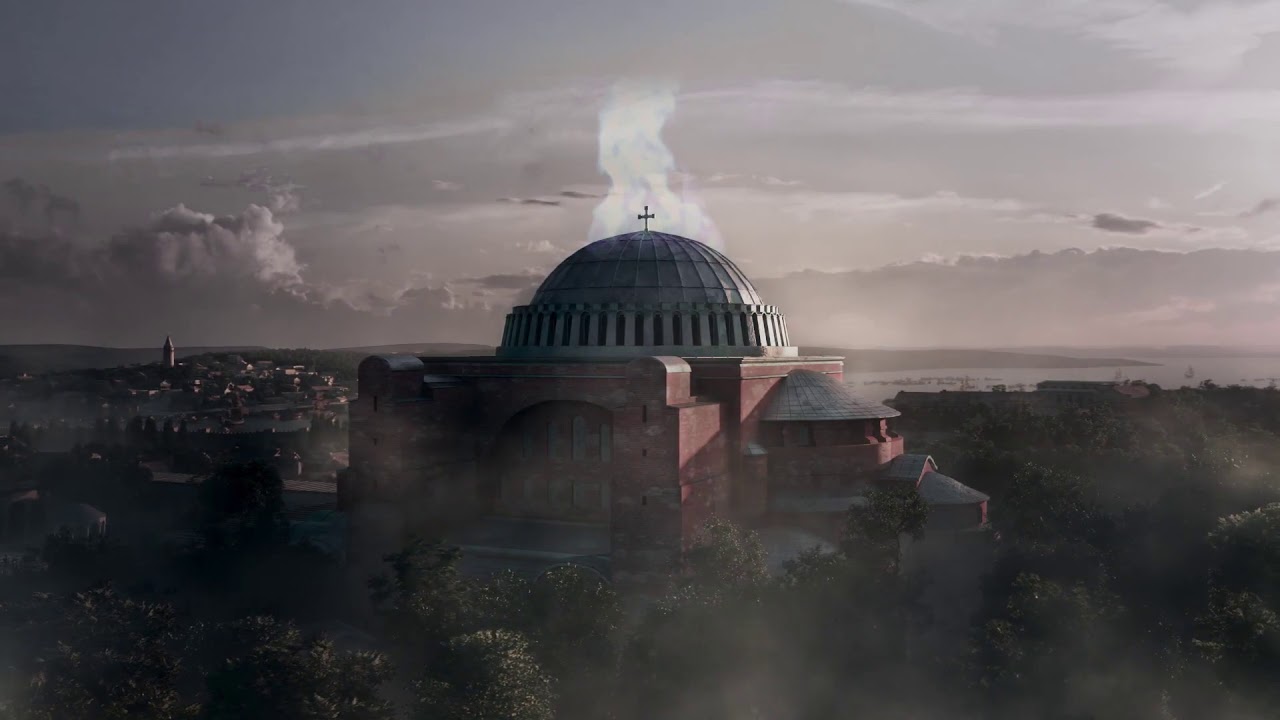 Witness the Spectacular Lightning of Hagia Sophia!