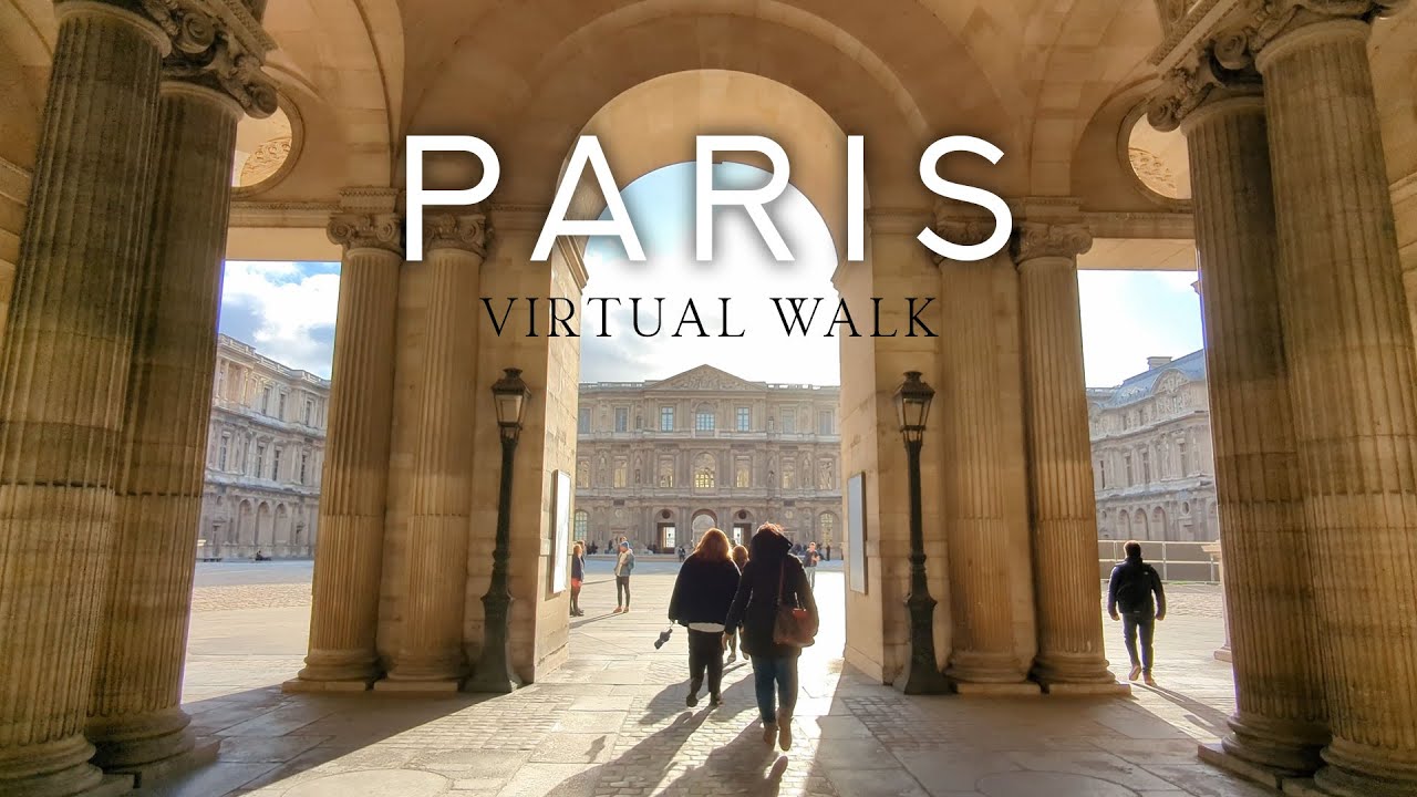 Explore the Iconic Louvre Museum on Rue de Rivoli in Paris