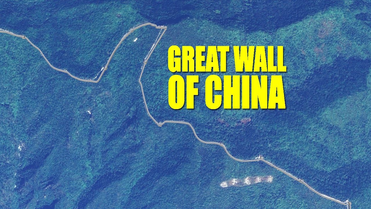 Explore the Great Wall of China with this Detailed Map View