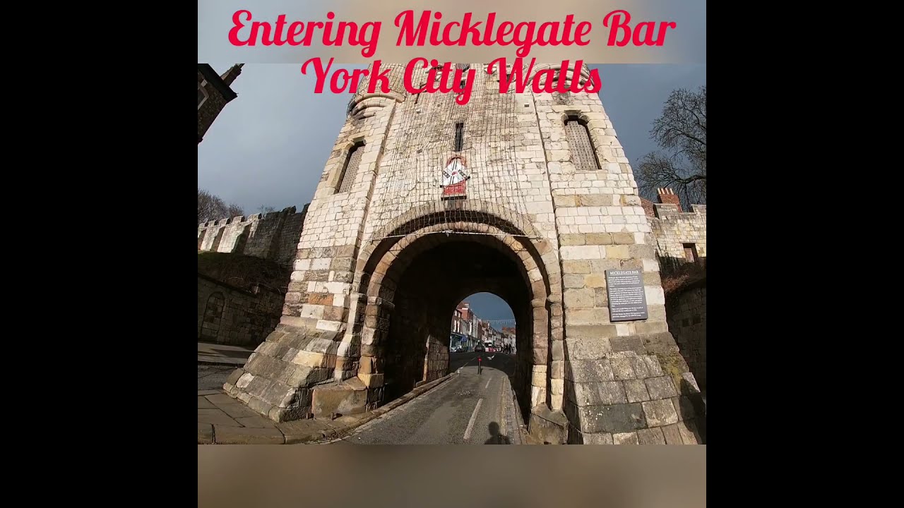 Explore the York Bar Walls with this Detailed Map!