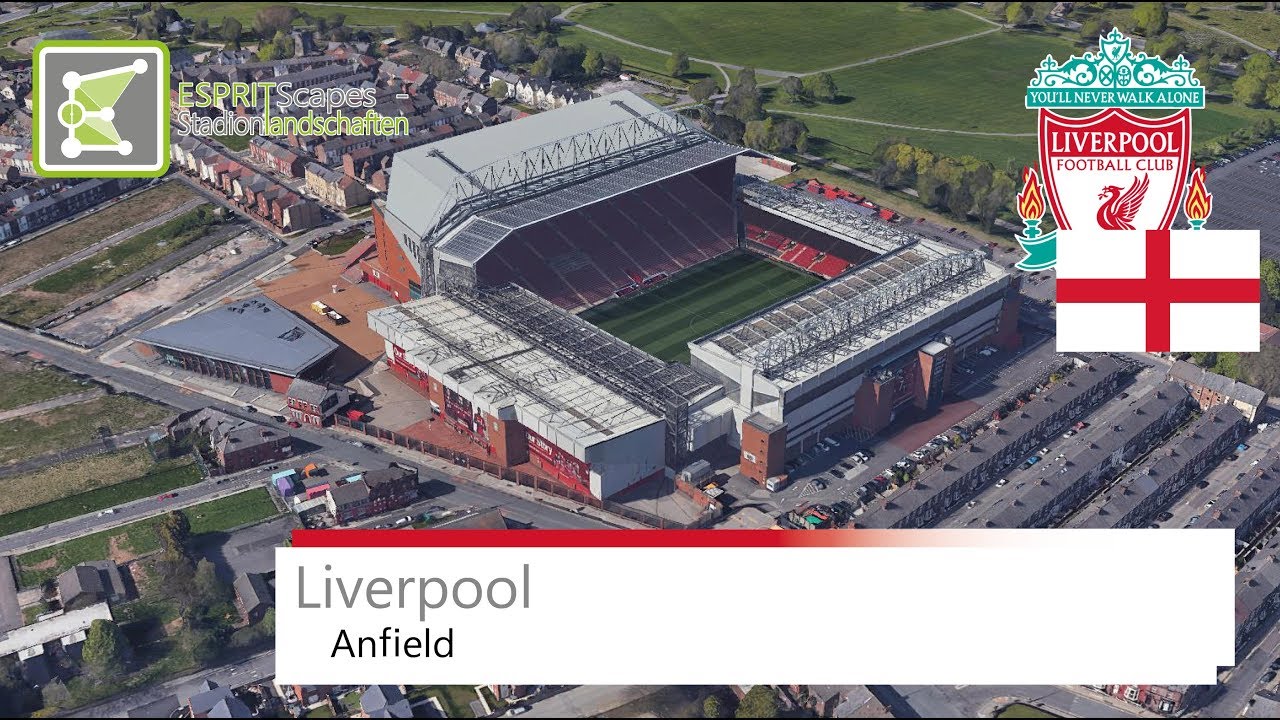 Find Anfield Stadium on Google Maps