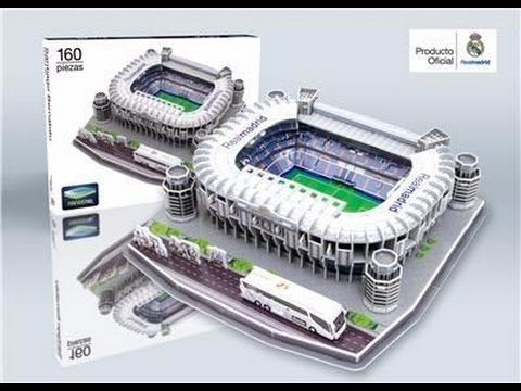 Build a 3D Puzzle of the Bernabeu Stadium!