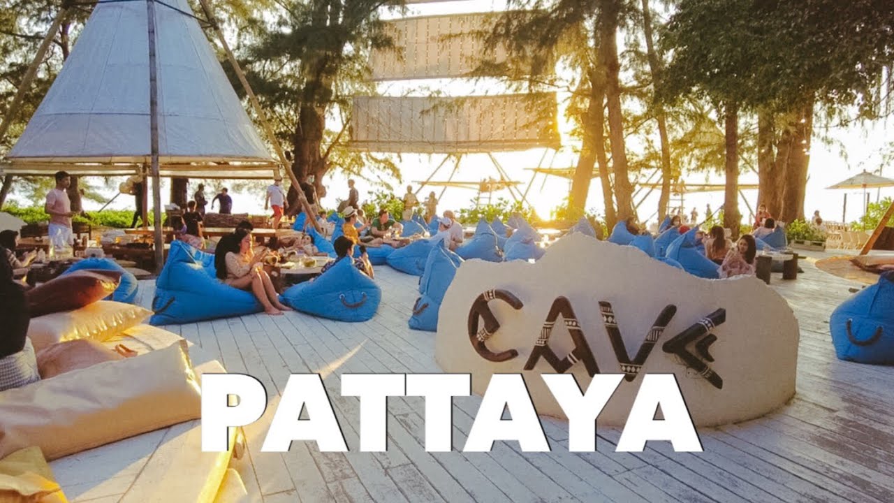 Enjoy a Refreshing Beachside Cafe in Pattaya's Cave Beach