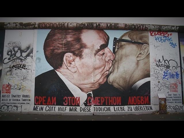 Kiss of Love at East Side Gallery Berlin