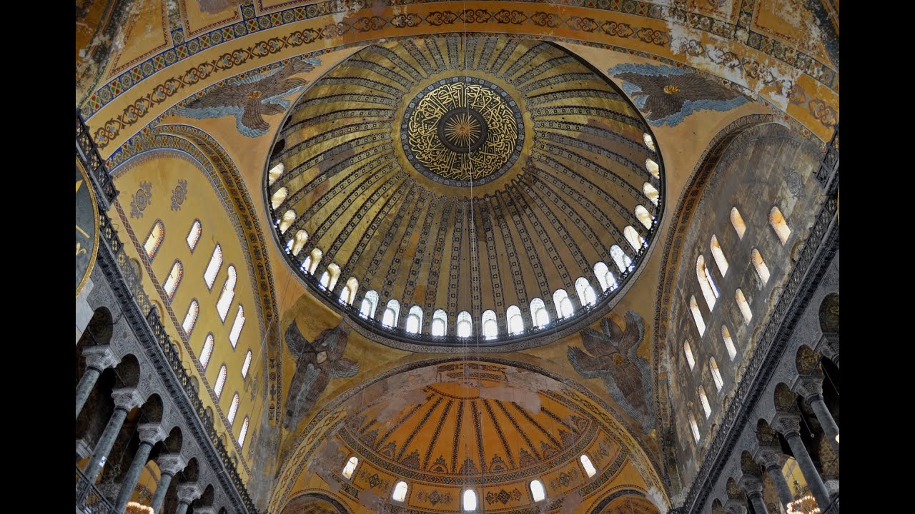 Admiring the Beautiful Hagia Sophia Domes