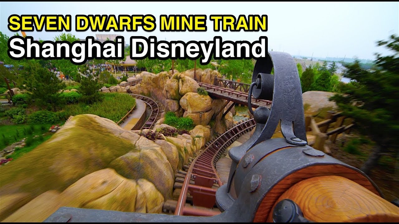 Ride the Seven Dwarfs Mine Train at Shanghai Disneyland