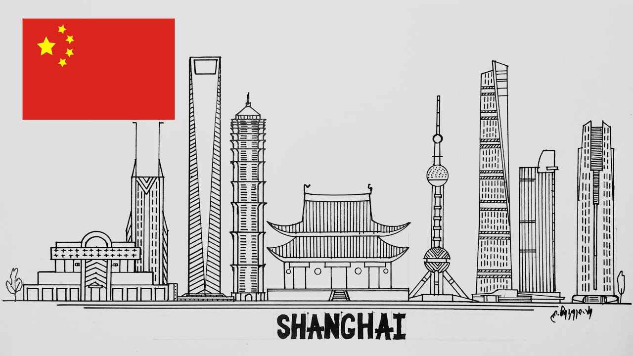 How to Draw the Shanghai Tower: Step-by-Step Guide