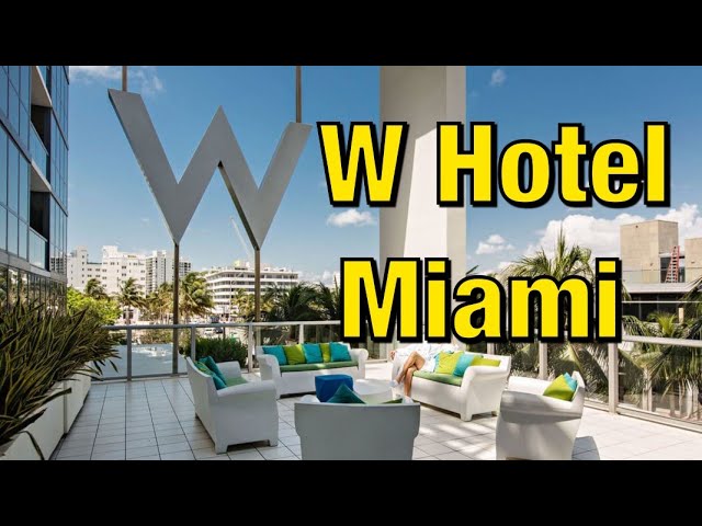 Experience Luxury at the W Hotel South Beach - The Best Hotel in Miami