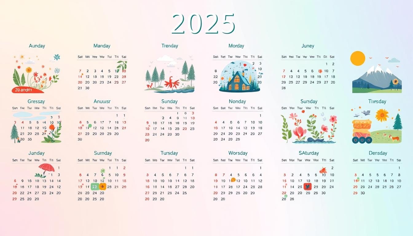 calendrier 2025