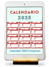 Calendrier 2025