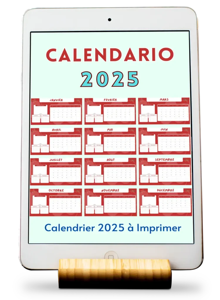 Calendrier 2025